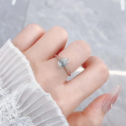 1.01 ct Minimalist Marquise-Cut Lab-Grown Diamond Ring in PT950 Platinum