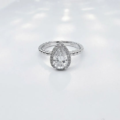 1.02 ct Celestial Pear-Cut Lab-Grown Diamond Ring in PT950 Platinum – APYFR0083-PT