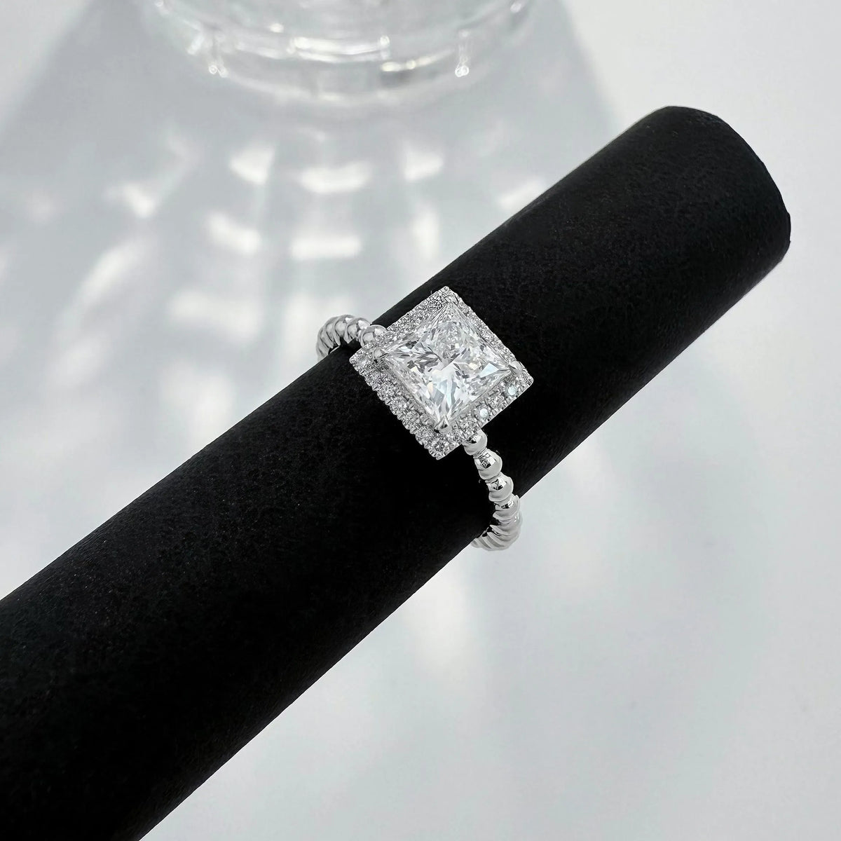 1.03 ct Celestial Four-Prong Princess-Cut Lab-Grown Diamond Ring in PT950 Platinum – APYFR0084-PT