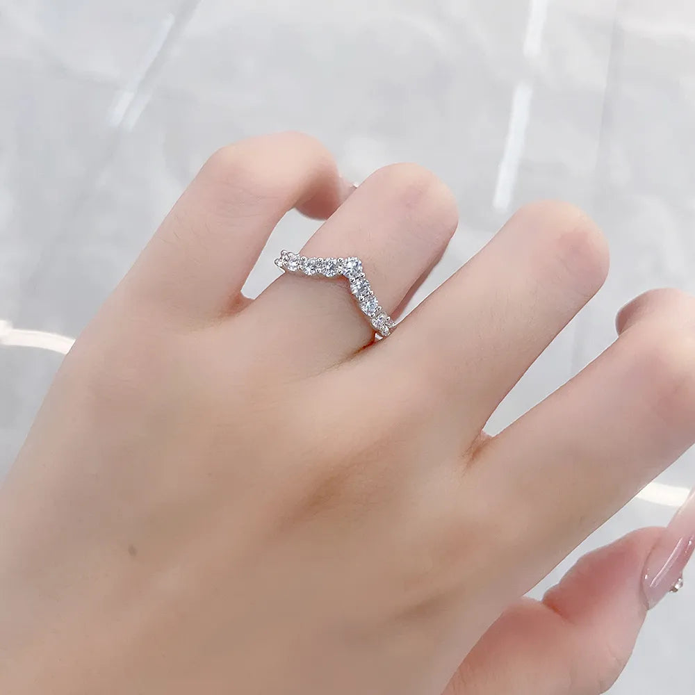0.72 ctw Minimalist Mixed-Cut Lab-Grown Diamond Band in PT950 Platinum