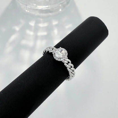 0.33 ct Statement Four-Prong Round-Cut Lab-Grown Diamond Ring in PT950 Platinum – APYFR0098-PT