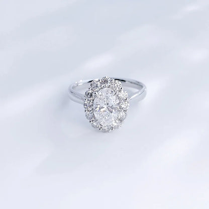 1.15 ct Celestial Four-Prong Oval-Cut Lab-Grown Diamond Ring in PT950 Platinum – APYFR0101-PT
