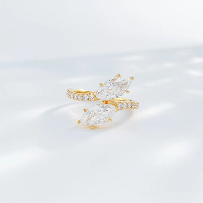 2.14 ctw Marquise-Cut Lab-Grown Diamond Ring in 18K Yellow Gold – APYFR0109-Y