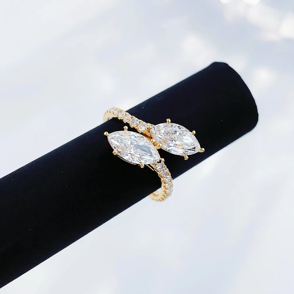 2.14 ctw Marquise-Cut Lab-Grown Diamond Ring in 18K Yellow Gold – APYFR0109-Y