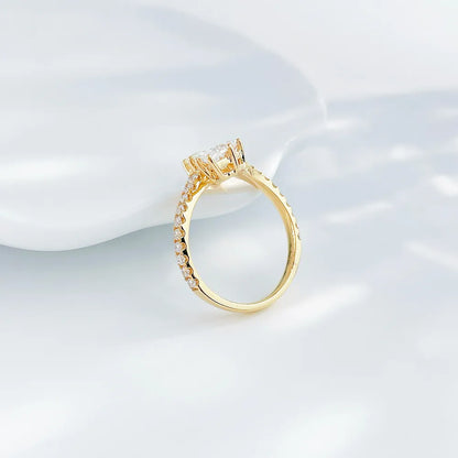 2.14 ctw Marquise-Cut Lab-Grown Diamond Ring in 18K Yellow Gold – APYFR0109-Y