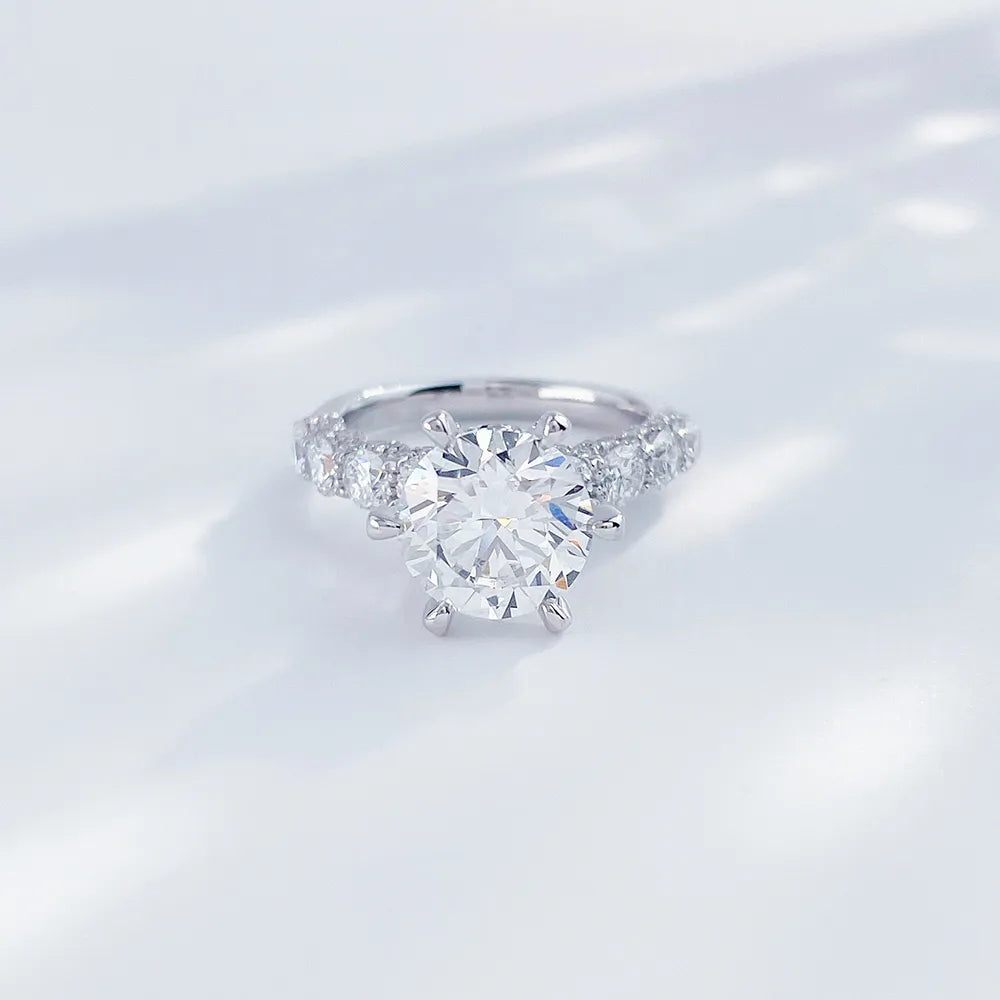 2.04 ct Celestial Six-Prong Round-Cut Lab-Grown Diamond Ring in PT950 Platinum – APYFR0110-PT