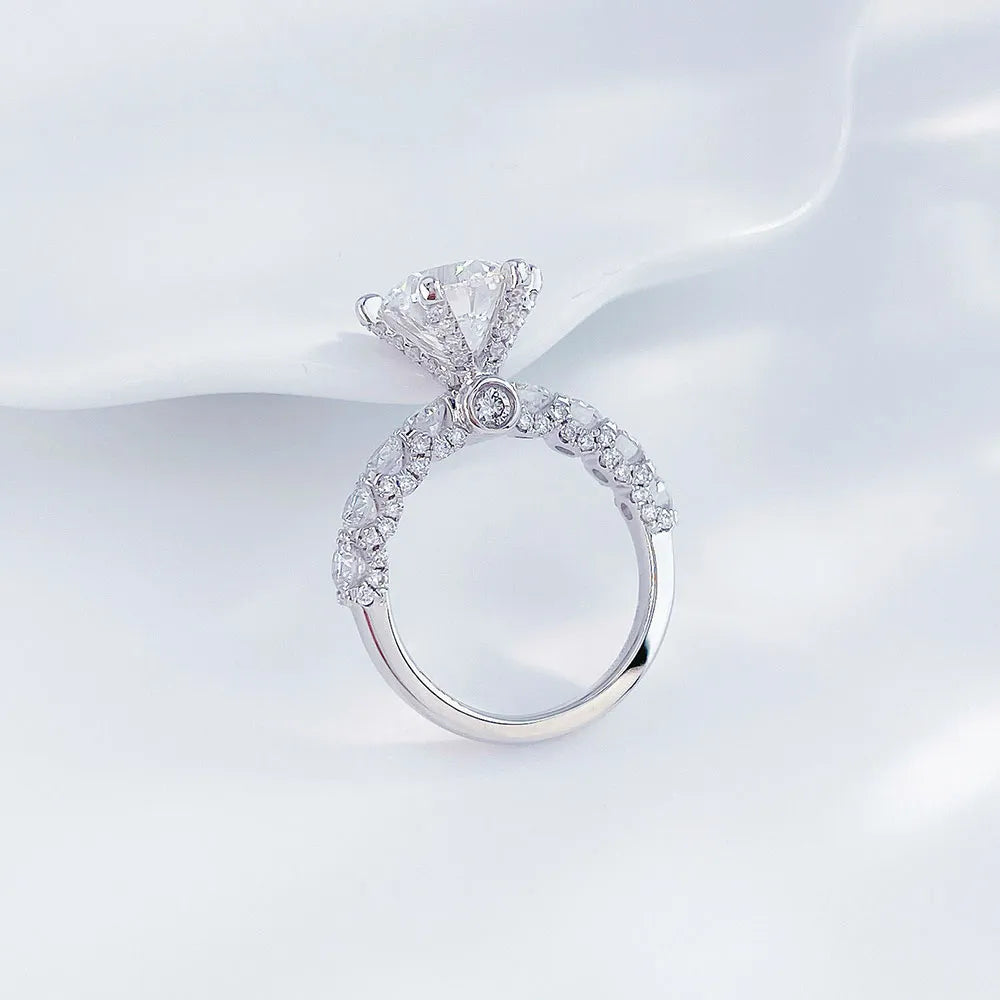 2.04 ct Celestial Six-Prong Round-Cut Lab-Grown Diamond Ring in PT950 Platinum – APYFR0110-PT