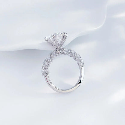 2.04 ct Celestial Six-Prong Round-Cut Lab-Grown Diamond Ring in PT950 Platinum – APYFR0110-PT