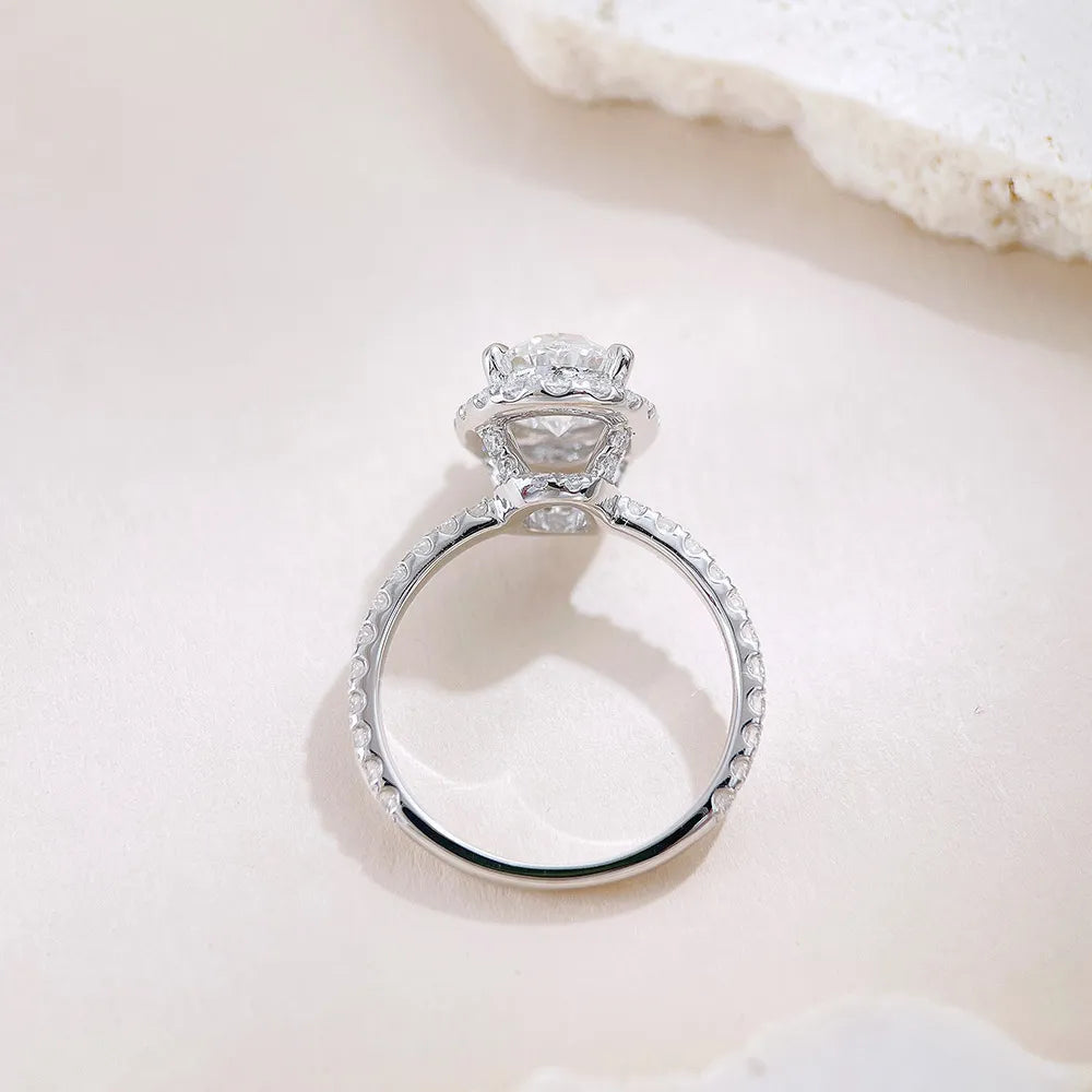 2.01 ct Statement Oval-Cut Lab-Grown Diamond Ring in 18K White Gold – APYFR0111-W