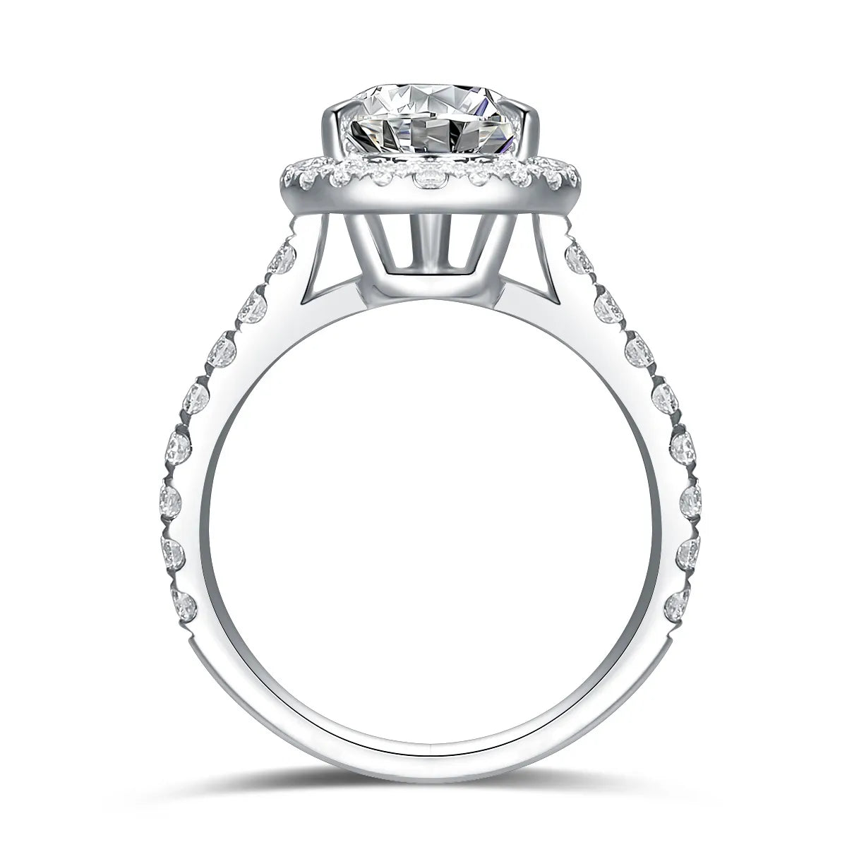 3.07 ct Statement Three-Prong Pear-Cut Lab-Grown Diamond Ring in PT950 Platinum – APYFR0112-PT