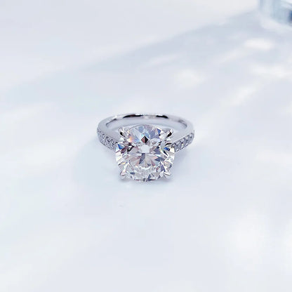 1.02 ct Celestial Four-Prong Round-Cut Lab-Grown Diamond Ring in PT950 Platinum – APYFR0141-PT