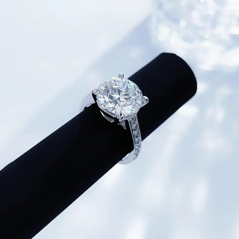 1.02 ct Celestial Four-Prong Round-Cut Lab-Grown Diamond Ring in PT950 Platinum – APYFR0141-PT