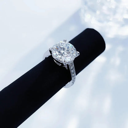 1.02 ct Celestial Four-Prong Round-Cut Lab-Grown Diamond Ring in PT950 Platinum – APYFR0141-PT