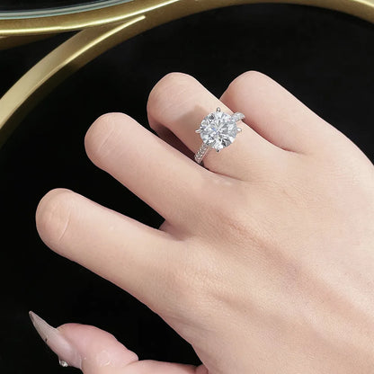 1.02 ct Celestial Four-Prong Round-Cut Lab-Grown Diamond Ring in PT950 Platinum – APYFR0141-PT
