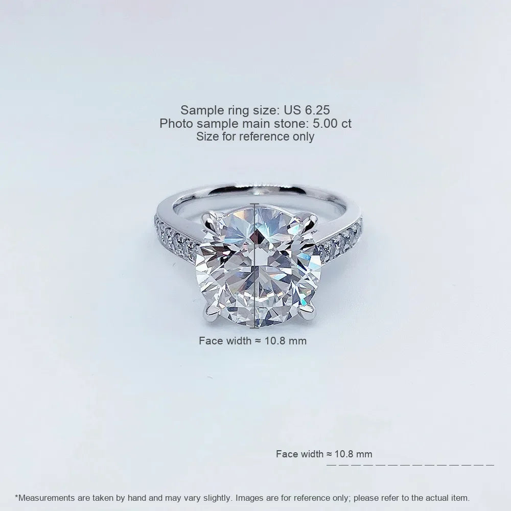 1.02 ct Celestial Four-Prong Round-Cut Lab-Grown Diamond Ring in PT950 Platinum – APYFR0141-PT