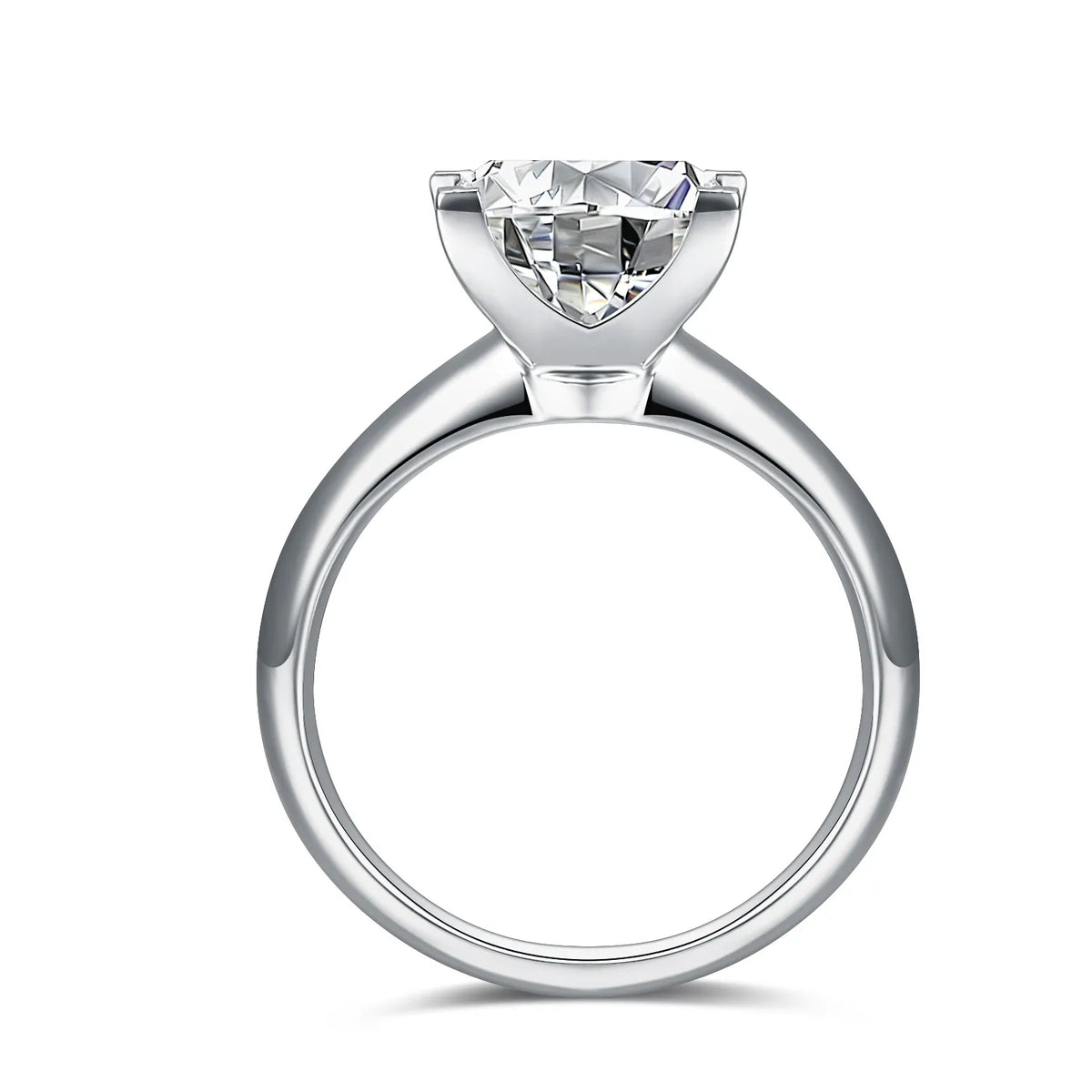 3.02 ct Minimalist Four-Prong Princess-Cut Lab-Grown Diamond Ring in PT950 Platinum – APYFR0146-PT