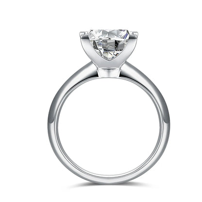 3.02 ct Minimalist Four-Prong Princess-Cut Lab-Grown Diamond Ring in PT950 Platinum – APYFR0146-PT