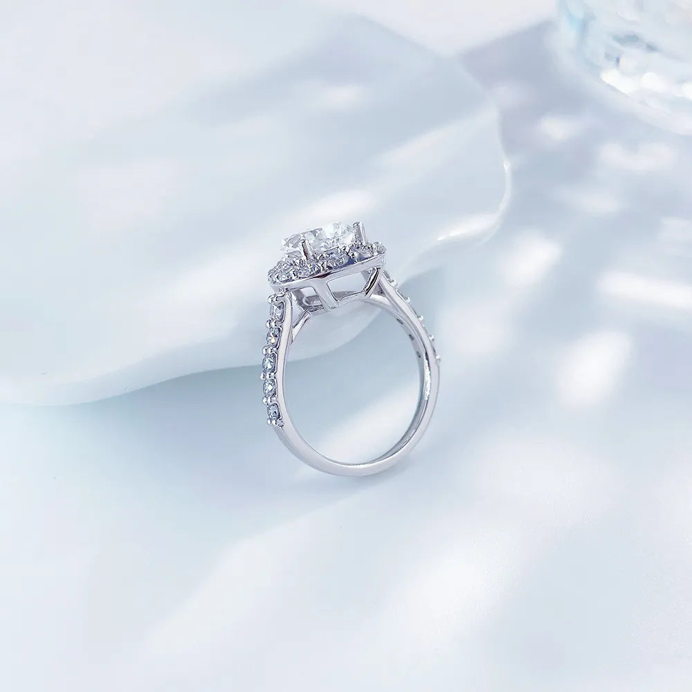 2.08 ct Statement Three-Prong Pear-Cut Lab-Grown Diamond Ring in PT950 Platinum – APYFR0154-PT
