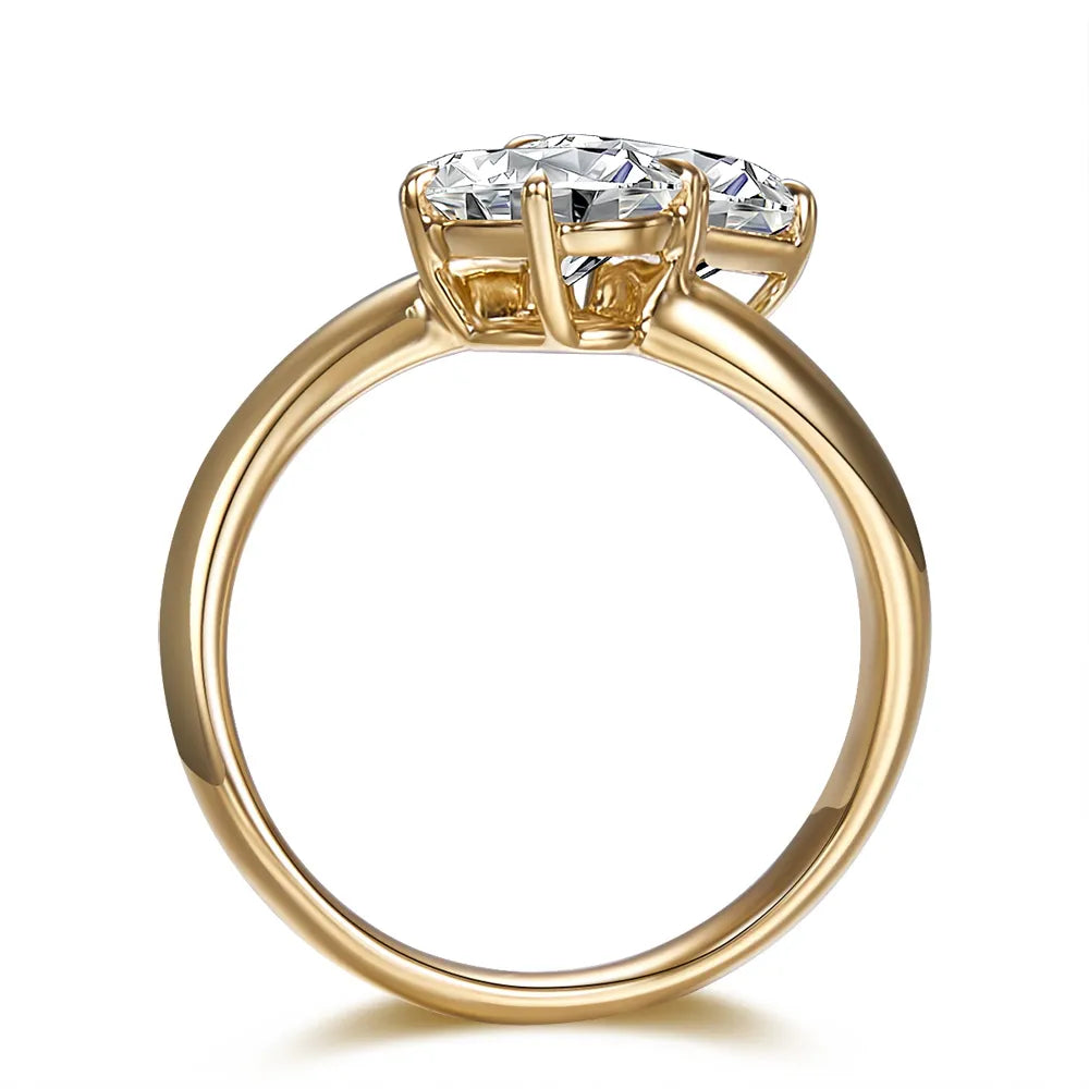 2.01 ctw Mixed-Cut Lab-Grown Diamond Ring in 18K Yellow Gold – APYFR0160-Y
