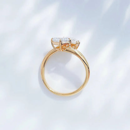 2.01 ctw Mixed-Cut Lab-Grown Diamond Ring in 18K Yellow Gold – APYFR0160-Y