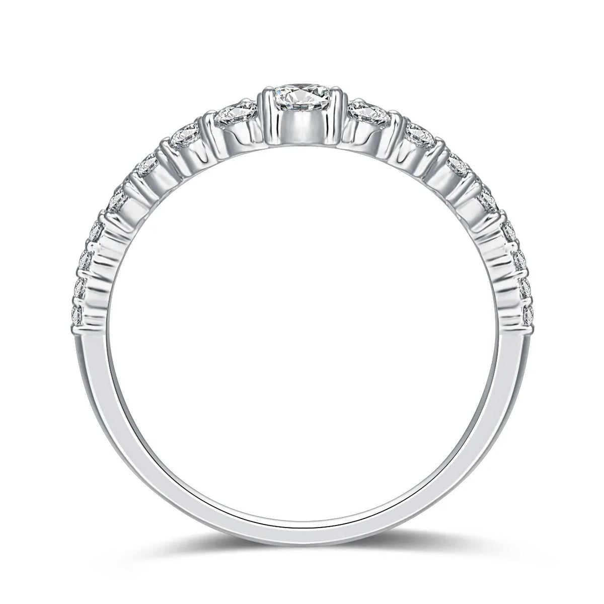 0.2 ct Crown Pear-Cut Lab-Grown Diamond Ring in PT950 Platinum