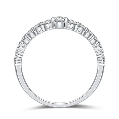0.2 ct Crown Pear-Cut Lab-Grown Diamond Ring in PT950 Platinum