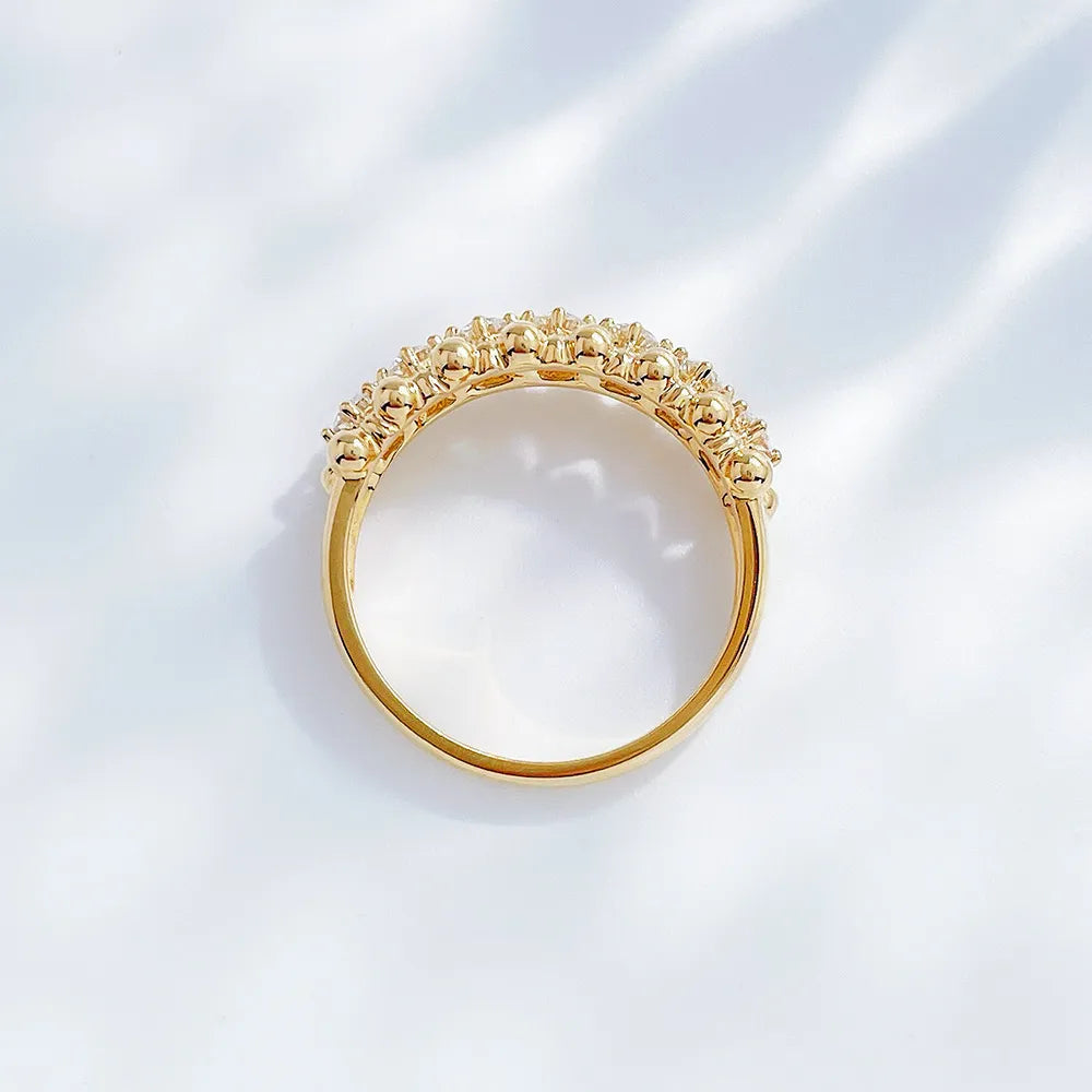 0.36 ctw Round-Cut Lab-Grown Diamond Band in 18K Yellow Gold – APYFR0167-Y