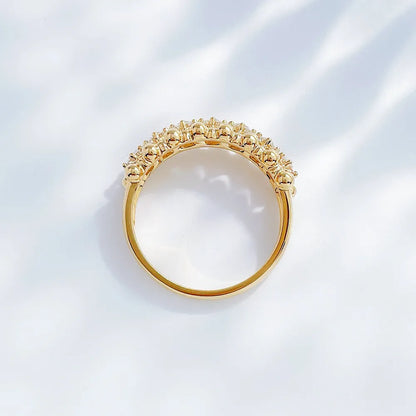 0.36 ctw Round-Cut Lab-Grown Diamond Band in 18K Yellow Gold – APYFR0167-Y