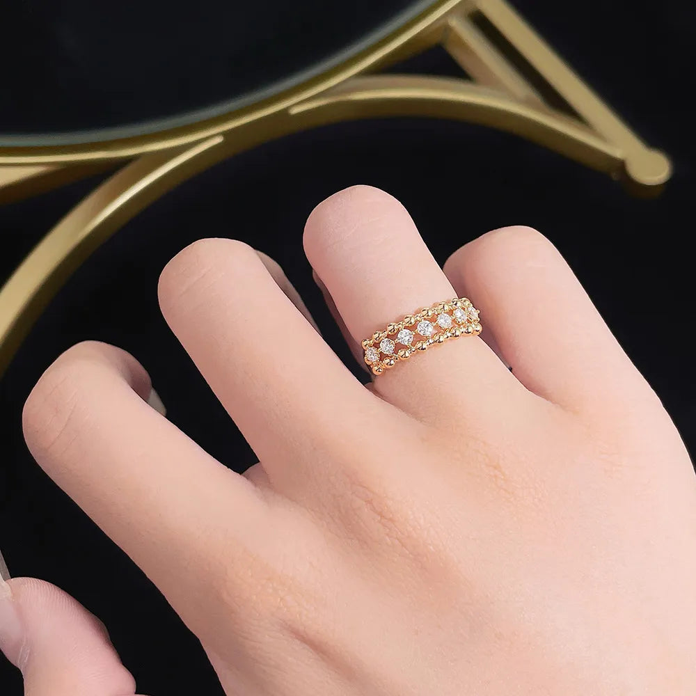 0.36 ctw Round-Cut Lab-Grown Diamond Band in 18K Yellow Gold – APYFR0167-Y
