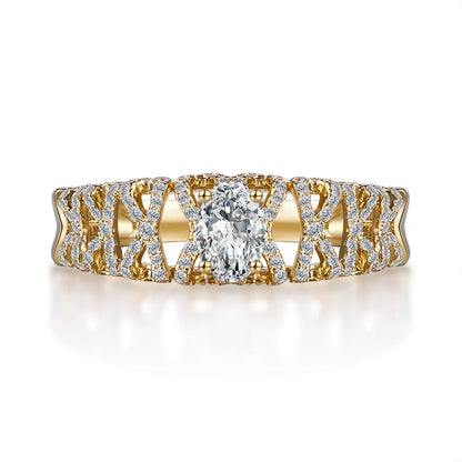 0.37 ct Four-Prong Oval-Cut Lab-Grown Diamond Ring in 18K Yellow Gold – APYFR0169-Y