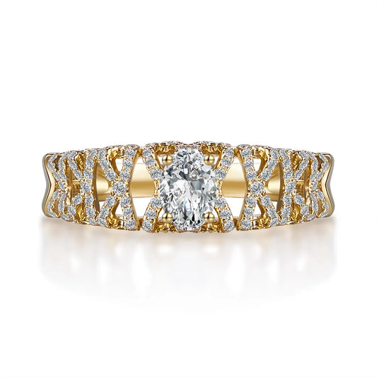 0.37 ct Four-Prong Oval-Cut Lab-Grown Diamond Ring in 18K Yellow Gold – APYFR0169-Y