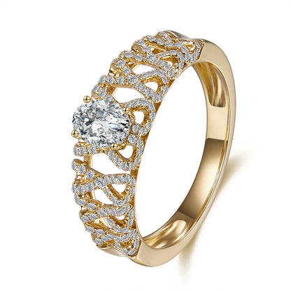 0.37 ct Four-Prong Oval-Cut Lab-Grown Diamond Ring in 18K Yellow Gold – APYFR0169-Y