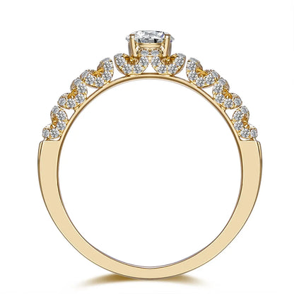 0.37 ct Four-Prong Oval-Cut Lab-Grown Diamond Ring in 18K Yellow Gold – APYFR0169-Y