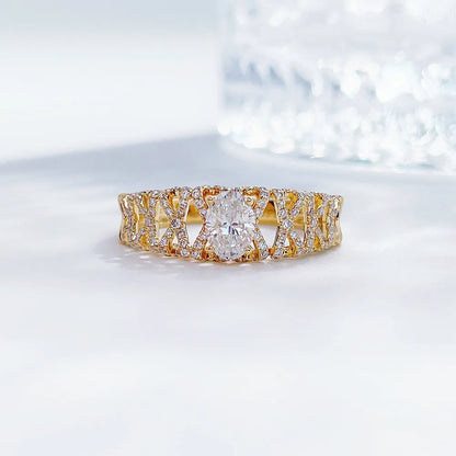 0.37 ct Four-Prong Oval-Cut Lab-Grown Diamond Ring in 18K Yellow Gold – APYFR0169-Y
