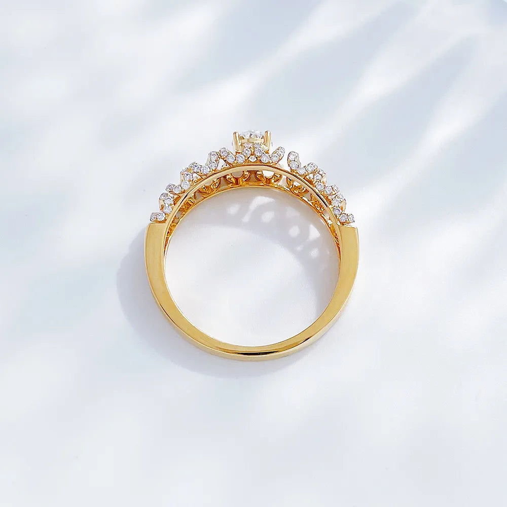 0.37 ct Four-Prong Oval-Cut Lab-Grown Diamond Ring in 18K Yellow Gold – APYFR0169-Y