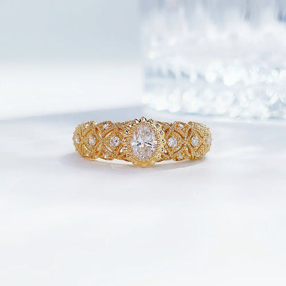 0.33 ct Celestial Oval-Cut Lab-Grown Diamond Ring in 18K Yellow Gold – APYFR0170-Y