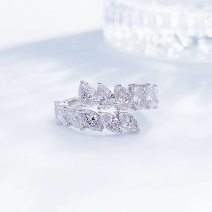 2.33 ctw Statement Mixed-Cut Lab-Grown Diamond Band in PT950 Platinum