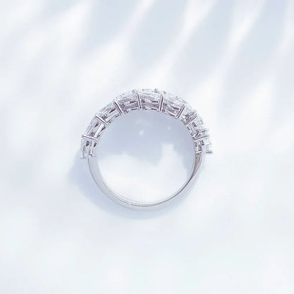 2.33 ctw Statement Mixed-Cut Lab-Grown Diamond Band in PT950 Platinum