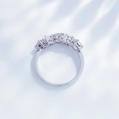 1.09 ctw Mixed-Cut Lab-Grown Diamond Band in PT950 Platinum – APYFR0179-PT