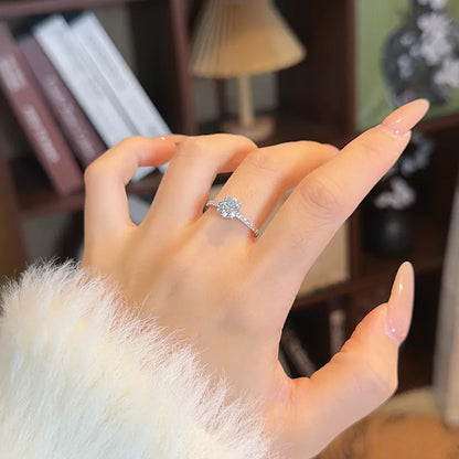 1.16 ct Classic Four-Prong Round-Cut Lab-Grown Diamond Ring in 18K White Gold