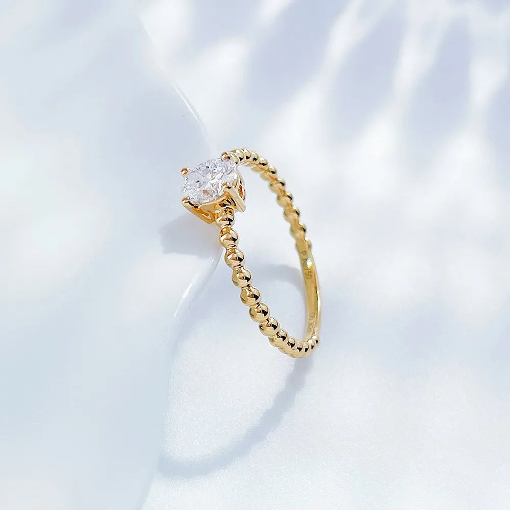 0.52 ct Minimalist Oval-Cut Lab-Grown Diamond Ring in 18K Yellow Gold – APYFR0185-Y