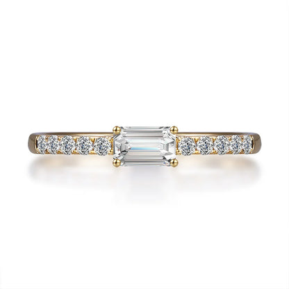 0.31 ct Emerald-Cut Lab-Grown Diamond Ring in 18K Yellow Gold – APYFR0187-Y