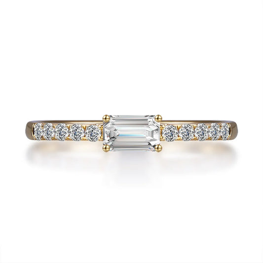 0.31 ct Emerald-Cut Lab-Grown Diamond Ring in 18K Yellow Gold – APYFR0187-Y