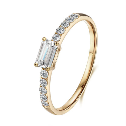 0.31 ct Emerald-Cut Lab-Grown Diamond Ring in 18K Yellow Gold – APYFR0187-Y