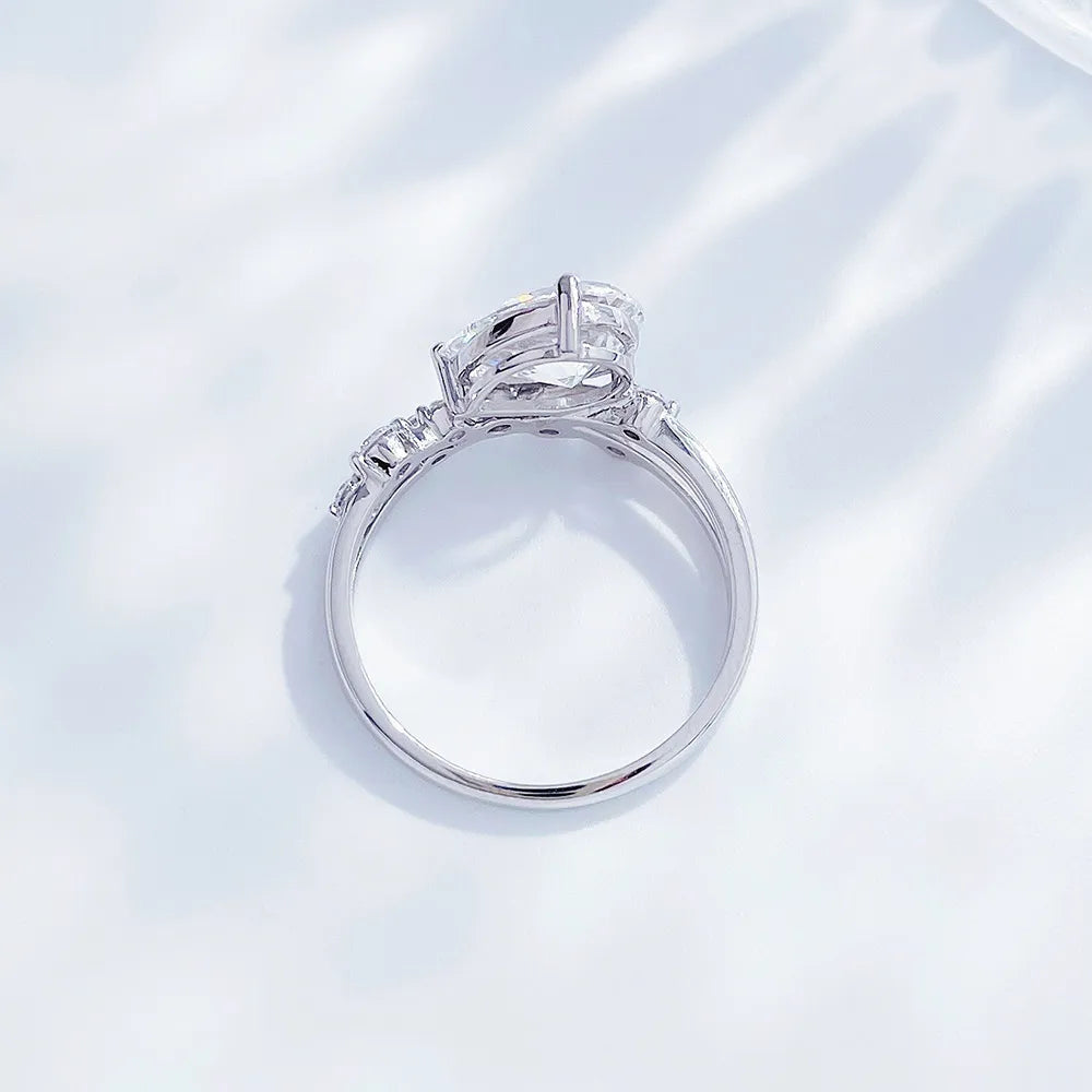 1.53 ct Celestial Pear-Cut Lab-Grown Diamond Ring in PT950 Platinum – APYFR0193-PT