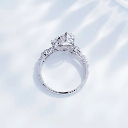 1.53 ct Celestial Pear-Cut Lab-Grown Diamond Ring in PT950 Platinum – APYFR0193-PT