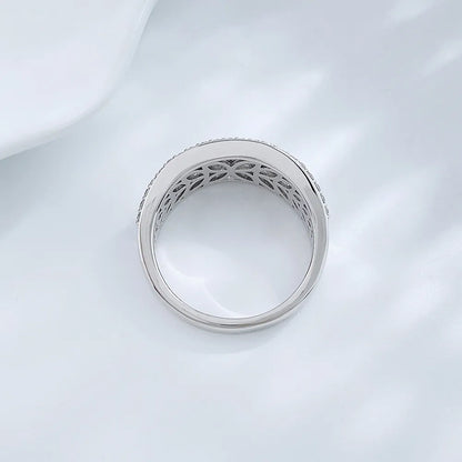 1.34 ctw Butterfly Mixed-Cut Lab-Grown Diamond Band in PT950 Platinum – APYFR0196-PT
