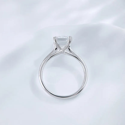 3.19 ct Celestial Emerald-Cut Lab-Grown Diamond Ring in 18K White Gold – APYFR0197-W