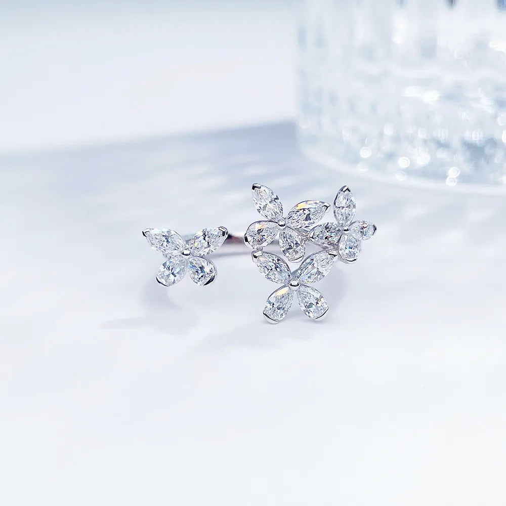 1.63 ctw Butterfly Mixed-Cut Lab-Grown Diamond Ring in PT950 Platinum – APYFR0199-PT