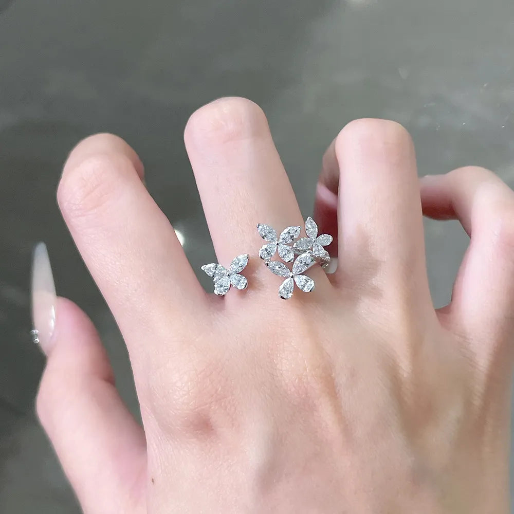 1.63 ctw Butterfly Mixed-Cut Lab-Grown Diamond Ring in PT950 Platinum – APYFR0199-PT